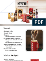 Nescafe Market Analysis Pakistan Coffee Brand