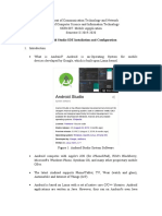 01 - Pre Lab Android Studio IDE Installation and Configuration