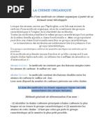 F - chimie organique