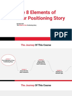 Lesson 1 The 8 Elements of Your Positioning Story
