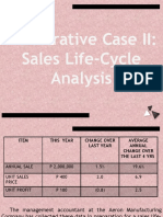 Sales Life-Cycle Analysis and Strategic Costing Solutions
