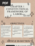 Chapter 1 Constitutional Framework of Labor 1
