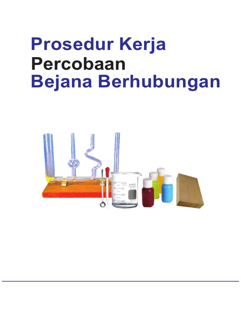 Prosedur Percobaan Bejana Berhubungan | PDF
