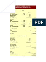 Breakaway Bicycle Company Balance Sheet and Income Statement