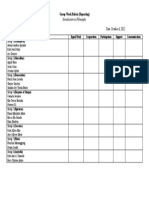 Philosophy Rubric