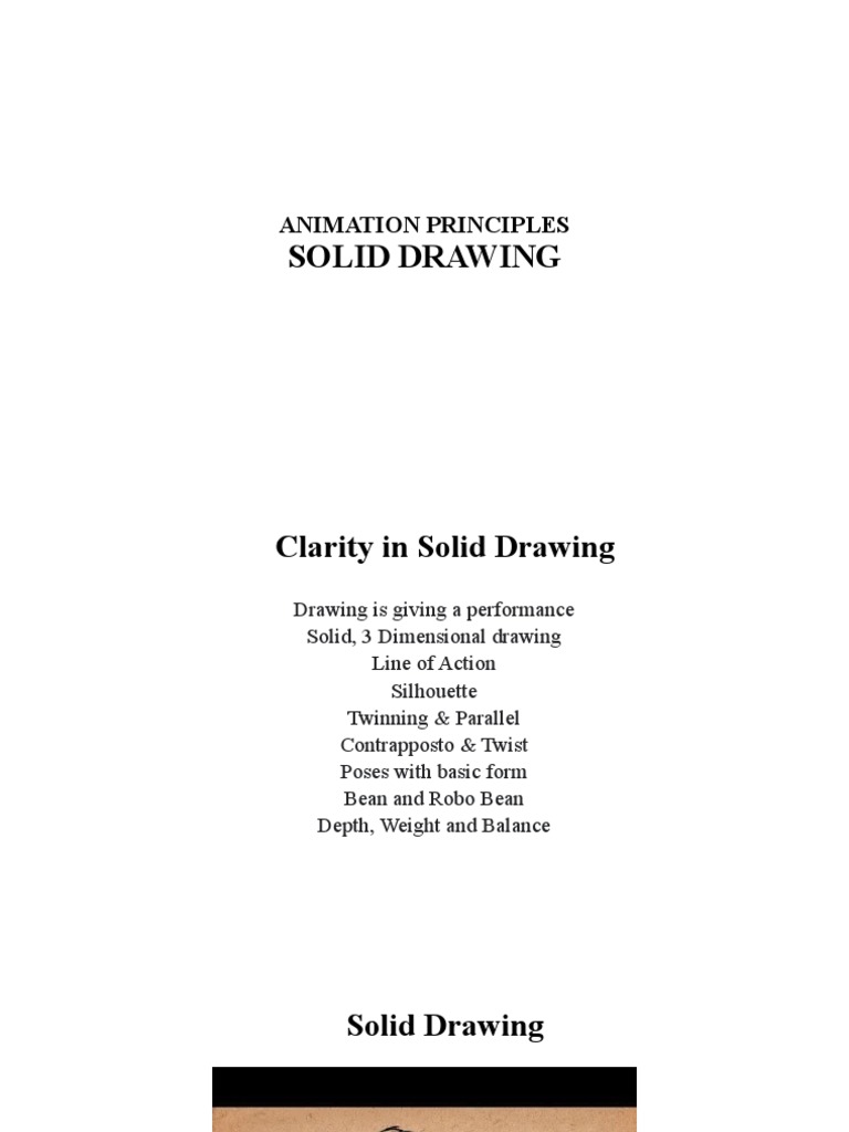 Animation Principles - Solid Drawing | PDF | Drawing | Space