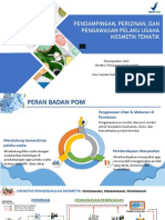 Materi Pendampingan, Perizinan Dan Pengawasan Pelaku Usaha Kosmetik Tematik - Direktur Pengawasan Kosmetik