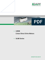 LDDM Linear Direct Drive Motors. ULIM Series
