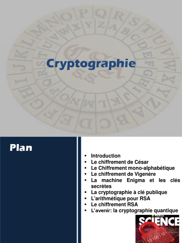 Techniques de Cryptographie Essentielles | PDF | Cryptographie ...