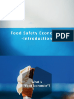 Food Safetyeconomics - Introduction