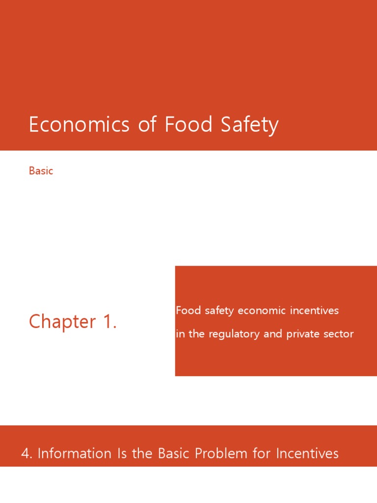 Economics of food safety basic download free pdf economics