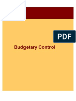 3901800 Budgetary Control