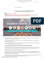 A Guide To Property Transfer Procedure in Bahria Town - Globe Estate & Builders