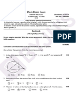 ICSE Class 10 Mathematics Sample Mock Paper Term 2 Exam 2021 22