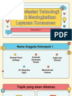 Makalah Pemanfaatan Teknologi Untuk Meningkatkan Layanan Konsumen