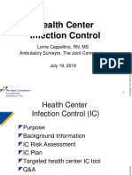 Health Center Infection Control Slides