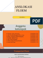 Resume Translocation in The Phloem - Kelompok 1 - Kelas J