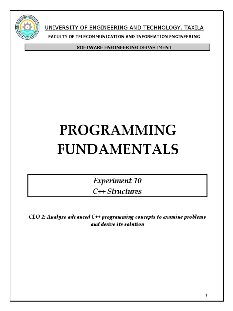 C++ Structures: Programming Fundamentals | PDF | C++ | Programming
