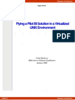 Flying A Pilot BI Solution in A Virtualized UNIX Environment