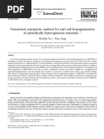 Variational Asymptotic Method For Unit Cell Homogenizationof Periodically Heterogeneous Materials