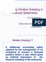 Unveiling Window Dressing in Financial Statements