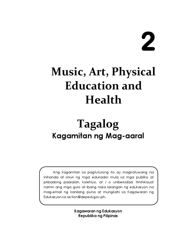 Grade 2 Learning Module in Mapeh | PDF