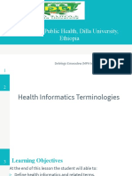 Health Informatics Terminologies