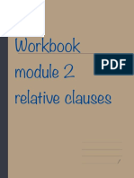 Workbook Module 2 Relative Clauses
