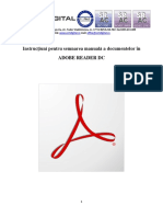 Instructiuni Pentru Semnarea Manuala A Documentelor in ADOBE READER DC