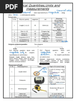 Measurement Notes