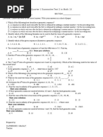 Set A (Summative Geometric)