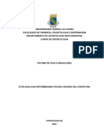 2021 - TCC Etiologia Das Deformidades Faciais Revisão de Literatura