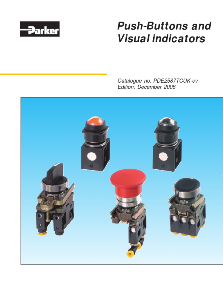 Push-Buttons and Visual Indicators: Catalogue No. PDE2587TCUK-ev ...