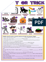 Halloween Fillingin Exercises Editable Fun Activities Games - 145678