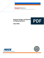 Seismic Design and Retrofit of Piping Systems