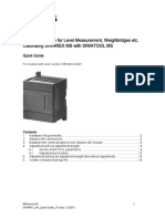 Siemens SIWAREX PLC Based Weighing Modules Manual 4