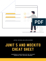 Junit 5 and Mockito Cheat Sheet 1.0