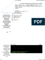 Onlinegdb (/) : //program To Print Various Number Patterns Using Nested Loop