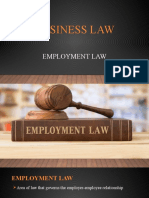 Lecture 6 - Employment Law