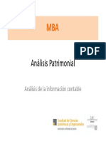 Análisis Patrimonial (MBA)