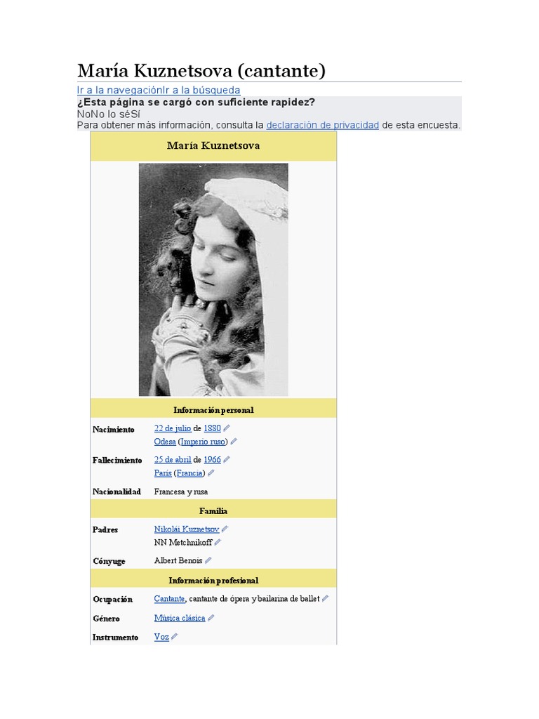 María (Cantante) PDF Las artes escénicas