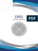 Dados técnicos (DRD - Difusor redondo)