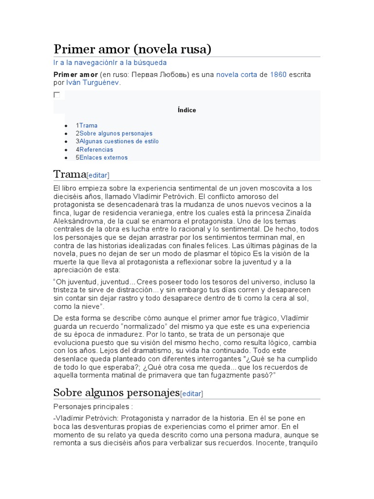 Amor Ruso | PDF
