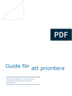 Guide För Att Prioritera