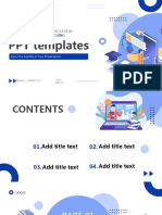 Blue Vector Information Theme Slides