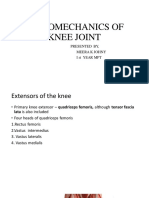 Pathomechanics of Knee Joint