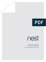 Nest Thermostat e Install Guide