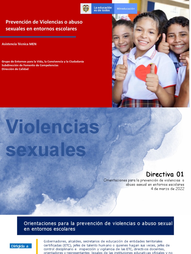Prevención de Abuso Sexual Escolar | PDF | Violencia | Derechos de los ...