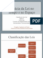 Aula Eficacia Da Lei No Tempo e No Espaco