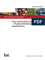 Clay roofing tiles and fittings. Product definitions and specifications